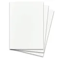 50 Stück DIN A4 Karton mit Leinenstruktur - Farbe: Weiss - 29,7 x 21 cm - 250 Gramm pro m² - Einzelkarte ohne Falz - Ideal zum Basteln, Scrapbooking, Grußkarte