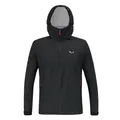Salewa Trekking-Wanderjacke Puez Powertex (2,5-Lagen Hardshelljacke, wind- und wasserdicht) schwarz Herren, Größe: 48/M