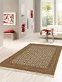 Rug Studios Teppich BENARAS HERATI, Rechteckig, Höhe: 15 mm, Wohnzimmer, 60 x 90 cm, Beige
