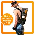 Bierrucksack Getränkerucksack Getränkespender Zapfanlage DUO 2x3 Liter Party JGA