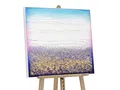 YS-Art Gemälde Seelichter, Abstraktion, Abstraktes auf Leinwand Bild Handgemalt Regenbogen Gold Meer