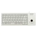 CHERRY XS Trackball Keyboard corded USB lightgrey (DE) (DE, Kabelgebunden) (G84-5400LUMDE-0)