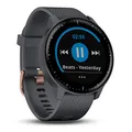 Garmin vívoactive 3 Music Granitblau GPS-Fitness-Smartwatch – Musikplayer, Garmin Pay, Sport-Apps