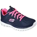 Skechers GRACEFUL - GET CONNECTED Sneaker Freizeitschuh, Halbschuh, Schnürschuh in Schuhweite G (weit) blau 40 EU