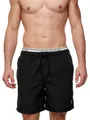 Indicode Herren Solomon Badehose mit 3 Taschen und Tunnelzug | Badeshorts für Männer Black, XXL