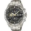 CASIO EDIFICE Chronograph EFR-556D-1AVUEF, Quarzuhr,Armbanduhr,Herrenuhr, bis10 bar wasserdicht, Edelstahlarmband silberfarben