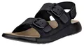 ECCO Sandale Cozmo 3 Strap (Premium-Leder) schwarz Damen, Größe Euro (US): 39