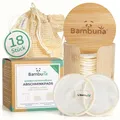 BAMBUNA wiederverwendbare Abschminkpads | 18 Stück Baumwollpads|waschbare Mak...