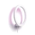 Philips Hue White & Col. Amb. LED Wandleuchte Sana, weiß, dimmbar, 16 Mio. Farben, steuerbar via App, kompatibel mit Amazon Alexa (Echo, Echo Dot)