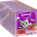 5 x 800g Whiskas Katzenfutter Trockenfutter 1+ mit Rind
