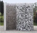 Schneckendusche, Umkleidekabine bellissa Gabione 230 x 180 x 210 cm