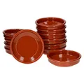 MamboCat Cazuela Schale Bruno Tonware I 12er Set I Ø 16 cm I Größe M I Mediterran I Glasiert I Unikat Handarbeit I Antike/Vintage I Mittelalter I Wikinger