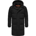 Stone Harbour Herren Steppmantel Hadrieen mit Fleecefutter & Kapuze