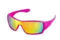 WILBERS & WILBERS 20129 - Retro Brille 80er Jahre mit Spiegelglas, für Damen und Herren, Partybrille für Karneval