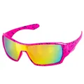 80er Disco Brille neon-pink - Fasching Karneval - Crazy! Cool! Schrill!