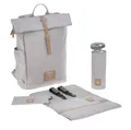 Lässig Green Label Rolltop Backpack Wickeltasche Rucksack Grey grau