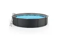 Steinbach Pool Stahlwand Swimming Pool Set "Nuovo de Luxe" (Set, Komplett-Set), winterfest, Erdeinbau, langlebig, schnell, sicher, Komplett-Set