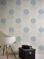 A.S. Création Mustertapete Blooming blau weiß grau Glitter Vliestapete Tapete