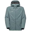 Mammut - Ultimate Comfort Softshell Hooded Jacket - Softshelljacke Gr M türkis