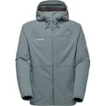 MAMMUT Ultimate Comfort SO Hooded Jacket Men STRATA STRATA M - Grau - M
