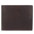 BRAUN BÜFFEL - Herren RFID Geldbörse Arezzo - 12 Kartenfächer aus echtem Rindleder Schlichtes Design - Edles Braun