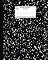 Marbled Composition Notebook: Black Marble Wide Ruled Paper Subject Book (School Essentials, Band 1)