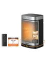Dreo Heizlüfter Energiesparend Klein, 1500W Heizung Elektrisch mit Thermostat, 70° Oszillierend Elektroheizung, PTC Keramik Heizlüfter Leise, ECO-Modus, 12-Std-Timer, Überhitzungs- & Kippschutz