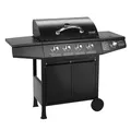 TAINO Gasgrill BASIC, Piezozündung, Stabiler Grillwagen, viele Ablagemöglichkeiten