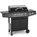 TAINO BASIC 4+1 Gasgrill BBQ GRILLWAGEN Edelstahl Brenner Seitenkocher TÜV Grill
