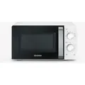 Severin Mikrowelle Solo MW 7885 aus Edelstahl, schwarzweiß Mikrowelle Mikrowellengerät - Schwarz