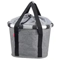 Klickfix City Tasche Bike Basket Korb Twist Silver 35x28x26cm Fahrrad