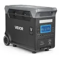 VEVOR Tragbare Powerstation, 3000W Solargenerator, 3072Wh LiFePO4-Akku-Backup mit 13 Ausgangsanschlüssen für Notfälle zu Hause, Camping im Freie...