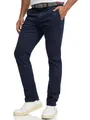 Indicode Herren Eary Chinohose Stretchhose | Chino Herrenhose Super Stretch Stoffhose Navy, 31/34