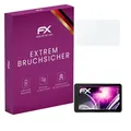 atFoliX Glasfolie kompatibel mit Garmin Zumo XT Panzerfolie, 9H Hybrid-Glass FX Schutzpanzer Folie