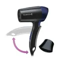 Remington Haartrockner [extrem klein & klappbar] On The Go (1400 W, weltweite Spannungsanpassung 120/220-240V, Stylingdüse, 2 kombinierte Heiz- & Gebläsestufen) Reisehaartrockner D2400
