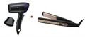 2 St Set Remington Haartrockner On The Go D2400 + Remington S6500 Sleek & Curl