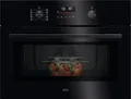 AEG NKO5N40K Backofen mit Mikrowellenfunktion Series 5000 45cm 41 l 2650 W Schwarz