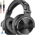 Over Ear Kopfhörer DJ Kopfhörer Bass Klang Schwarz 50mm Treiber 3 5mm Klinke