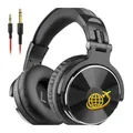 Over Ear Kopfhörer Pro-10 Schwarz, 50mm Treiber, Bassklang, 3.5mm Klinke, 6.35mm