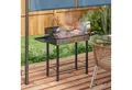 Outsunny Holzkohlegrill Campinggrill mit Grillrost und Rotisserie-Kit klappbar faltbar, Kohlegrill, BBQ Grill, Rostfreier Stahl+Metall Schwarz 118 x 32 x 90 cm