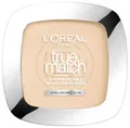 L'Oréal Paris Puder Make up, Mattierendes Kompaktpuder mit LSF 8, Inkl. Spiegel und Schwamm, True Match Puder, Nr. 1.R, 9 g
