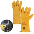 Stahlwerk Schweißer Handschuhe Aus Hitzebeständigem Und Robustem Echtleder