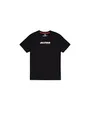 Alpha Industries Herren Back Print Rubber T-Shirt, Black, L