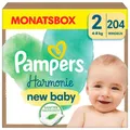 Pampers® Windeln Harmonie™ Gr. 2 (4-8 kg) für Neugeborene, 204 St.