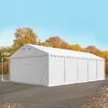 Lagerzelt 5x10m Zelthalle mit Bodenrahmen XXL Höhe PVC 800 N weiß NEU