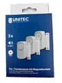 UNITEC Fenster-& Türalarm 3er Set mit Magnetkontakt