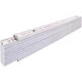 Stabila Zollstock 14557, 1407, Holz, 2m, Gliedermaßstab, PEFC, weiß