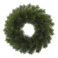 Künstlicher TANNENKRANZ "REAL" ca 25-28 cm. 76 Triebe. Türkranz, Adventskranz, Weihnachtskranz, Kranz.