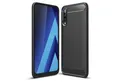 Nalia Samsung Galaxy A50, Carbon Look Silikon Hülle / Matt Schwarz / Rutschfest / Karbon Optik
