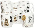 10er SET KÖNITZ 1172752866 Becher Natures Diversity - KATZEN 400 ml aus Bone ...